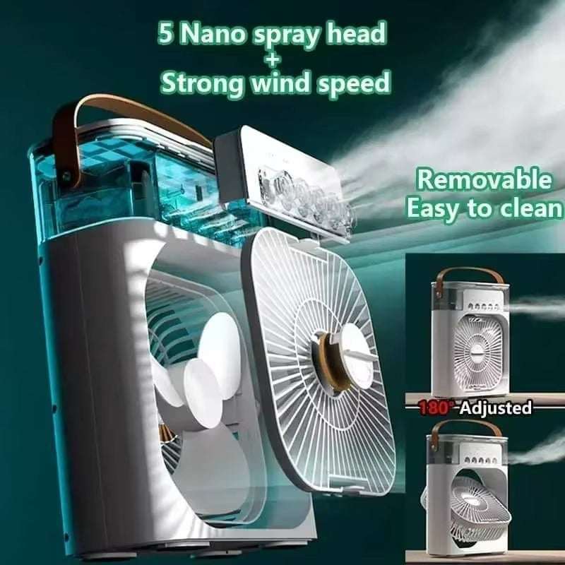Ventilador con hielos Multifuncional Airea y Humidifica Airesh